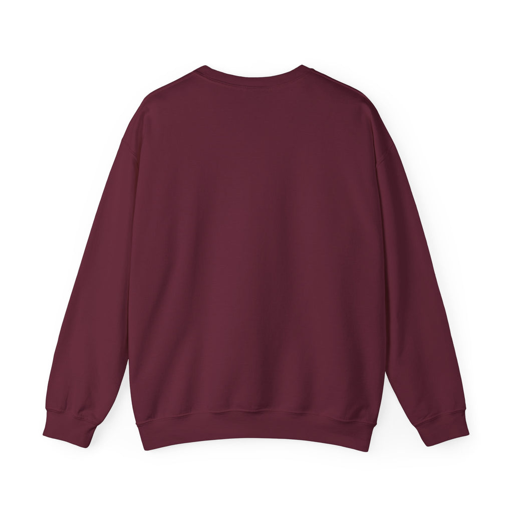 Crewneck Sweatshirt - First Loved Co. Logo with "1 John 4:19" Christian Apparel