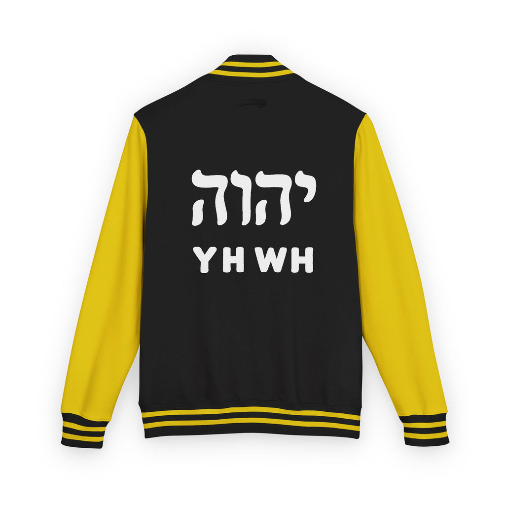 Letterman Jacket — YHWH Hebrew Logo Varsity Jacket
