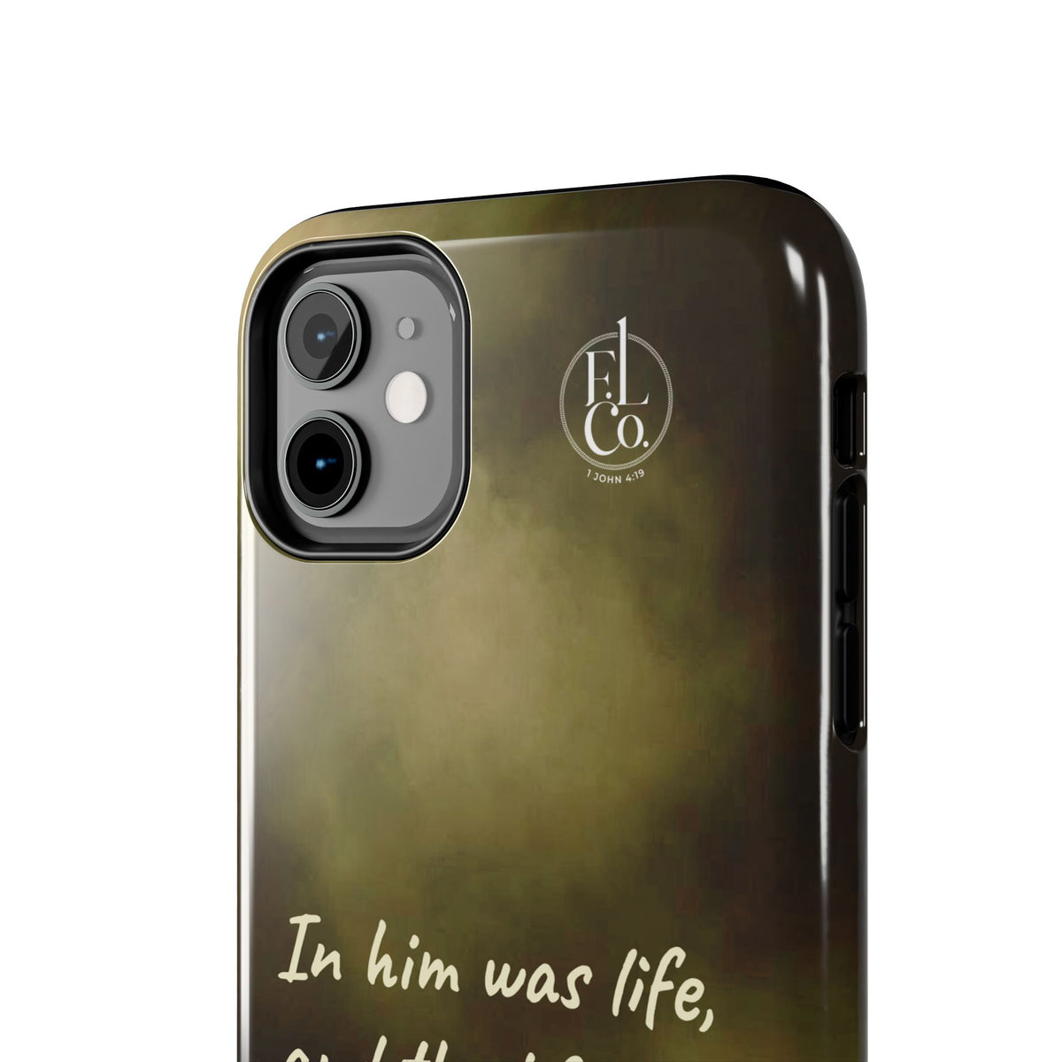 Bible Verse Tough Phone Case — "In Him Was Life" (John 1:4)