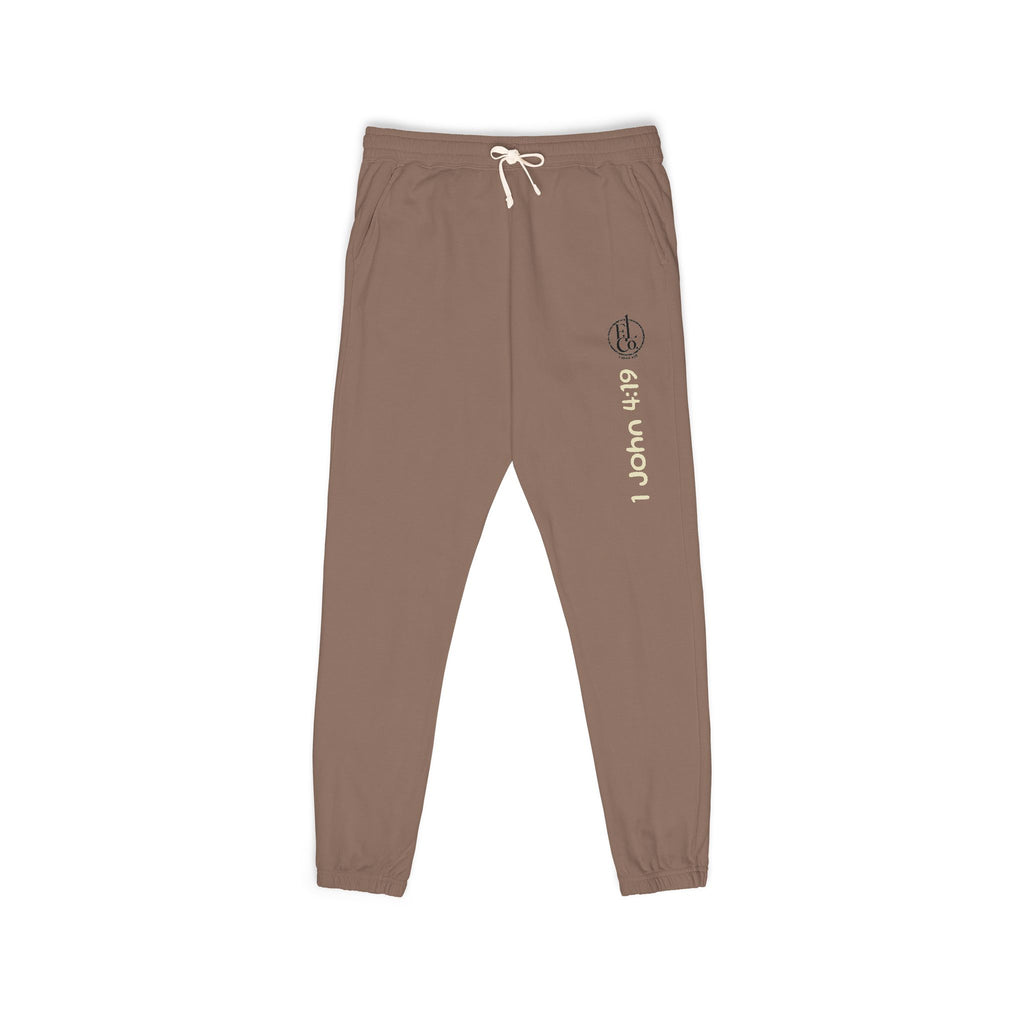 Unisex Garment-Dyed Fleece Sweatpants