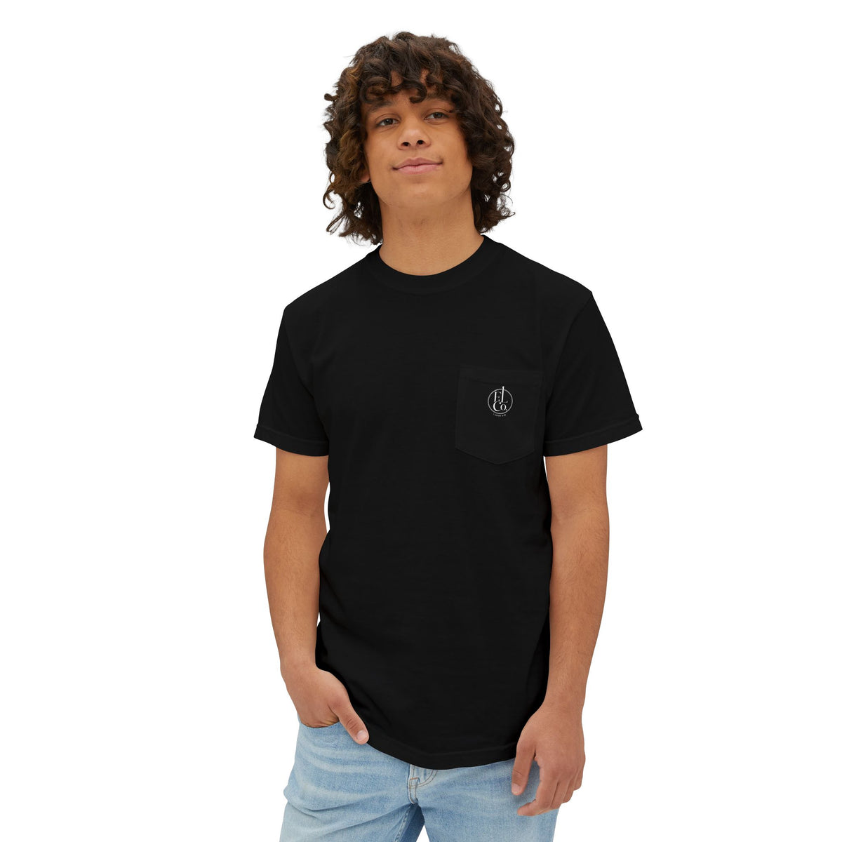 Pocket T-Shirt — 1 John 4:8 'God is Love' Inspirational Christian Tee