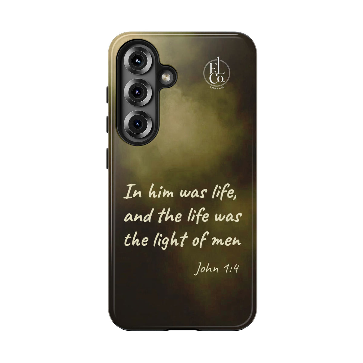 Bible Verse Tough Phone Case — "In Him Was Life" (John 1:4)
