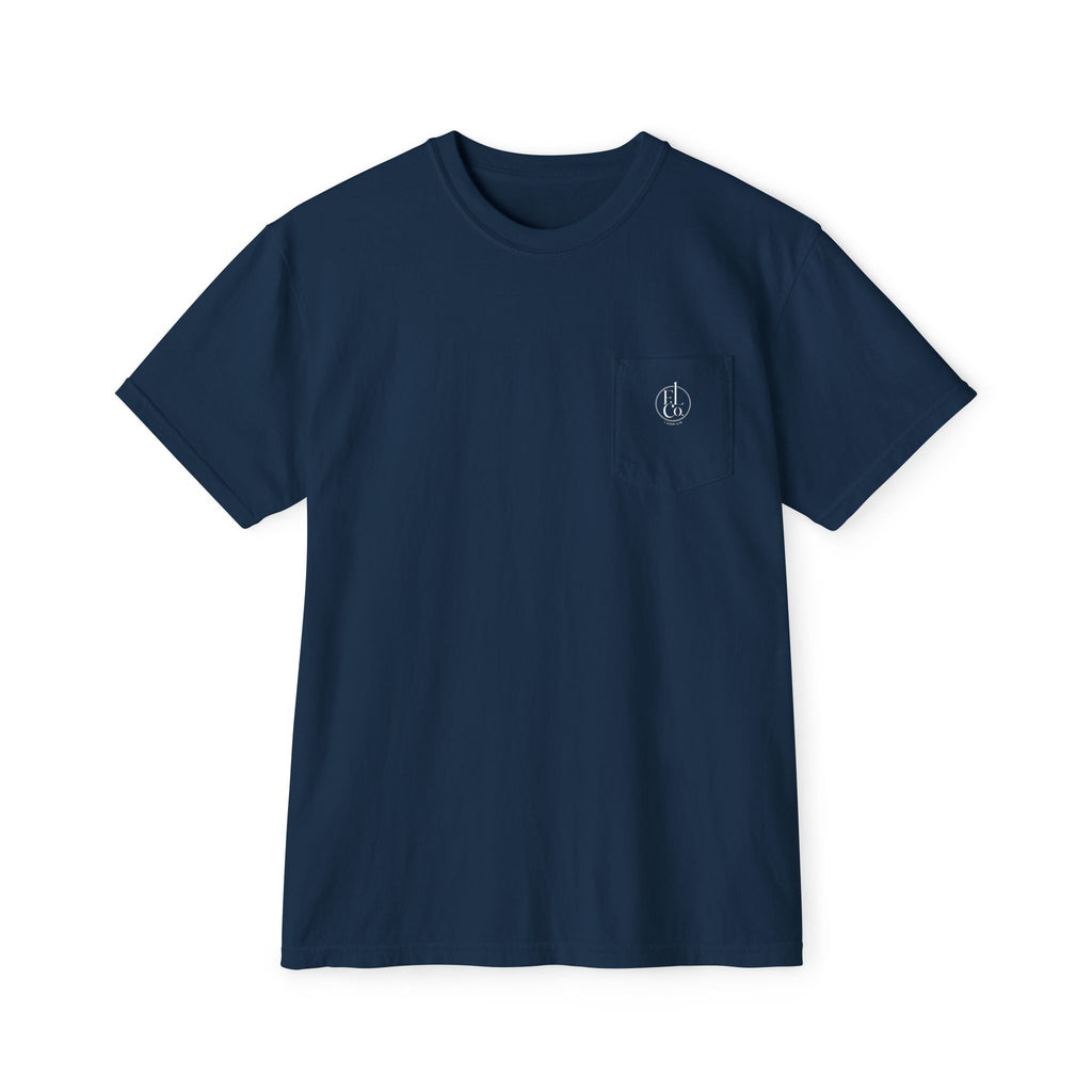Pocket T-Shirt — 1 John 4:8 'God is Love' Inspirational Christian Tee
