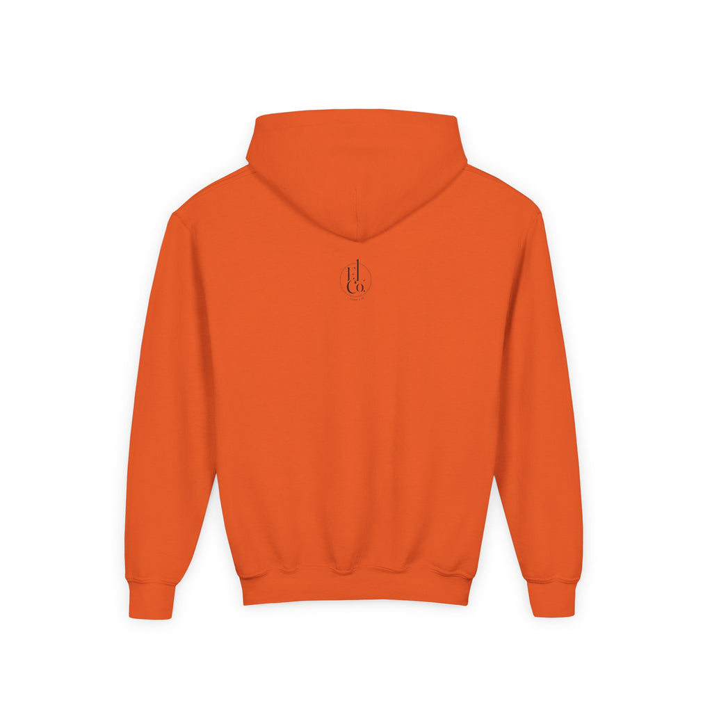 Youth Hoodie — "God Is Love" Heart Bible Verse (1 John 4:8)