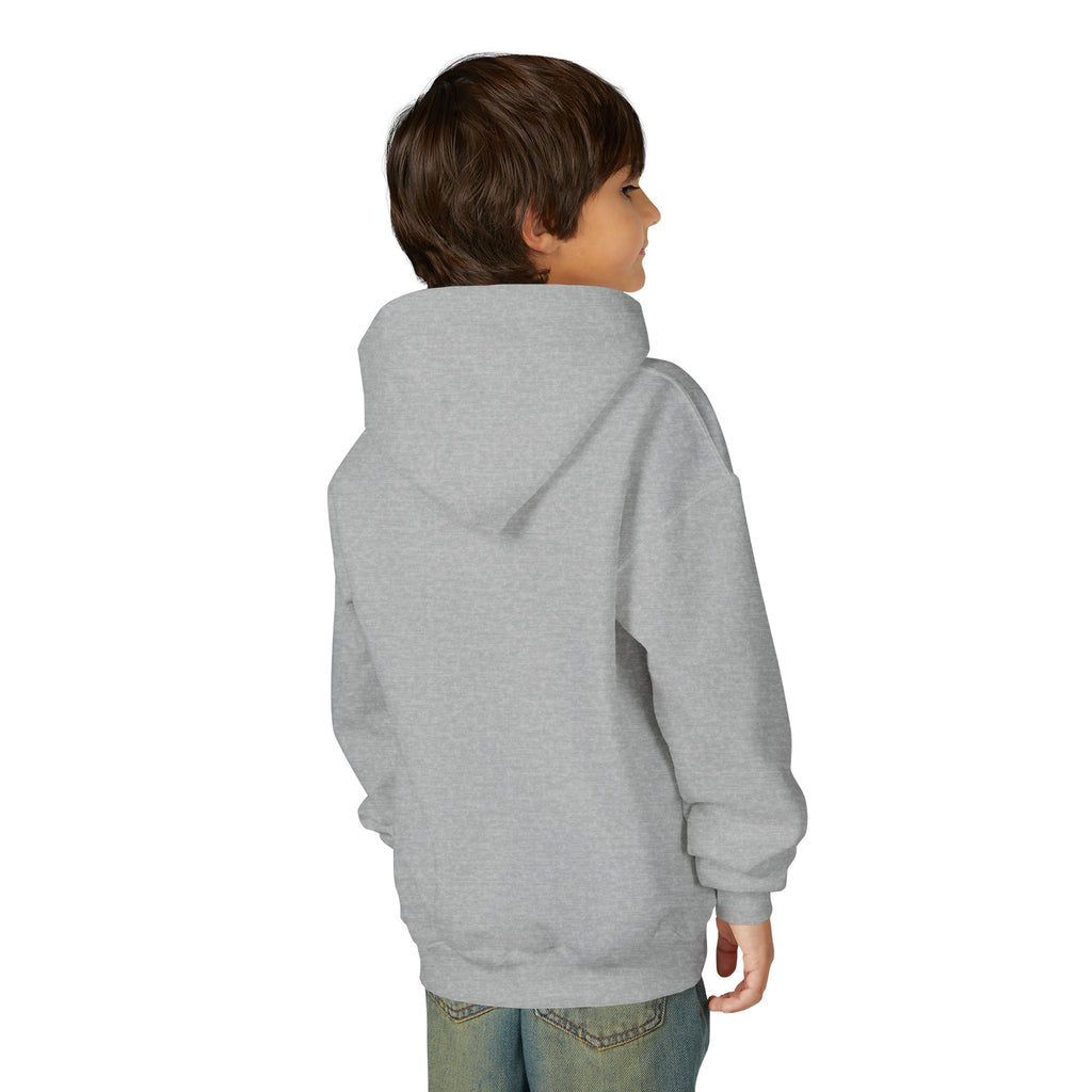 Youth Hoodie — "God Is Love" Heart Bible Verse (1 John 4:8)