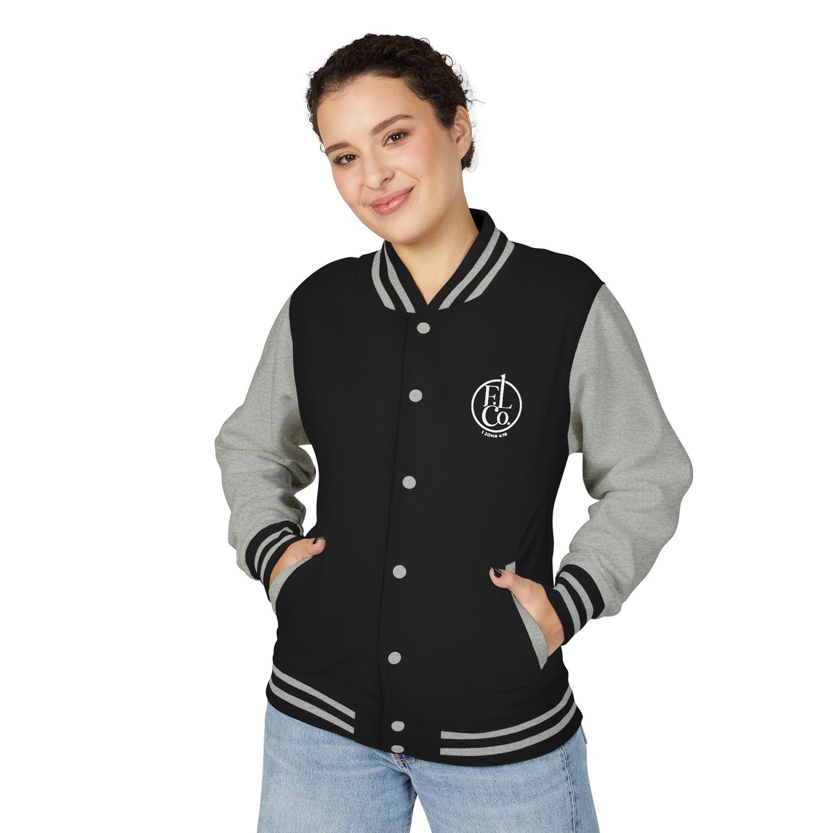 Letterman Jacket — YHWH Hebrew Logo Varsity Jacket