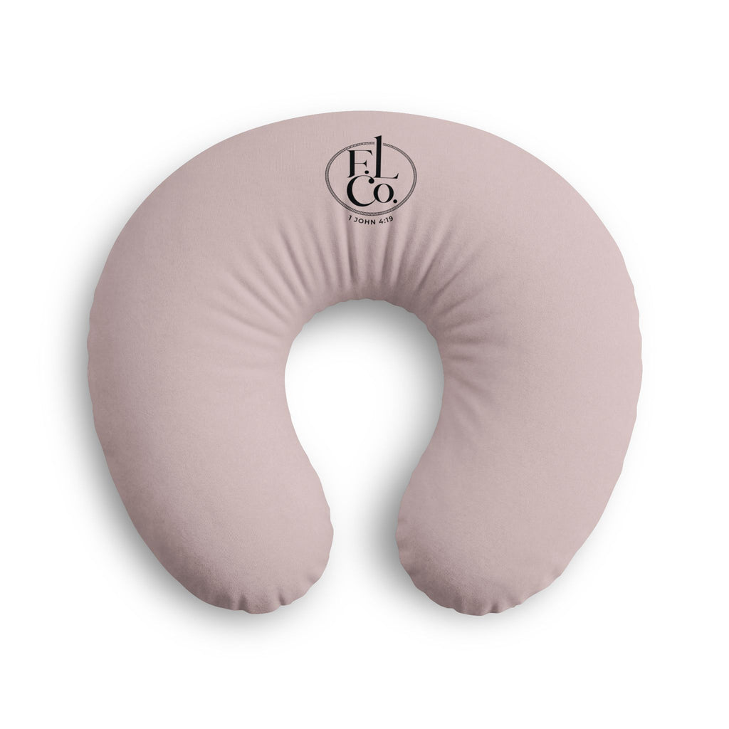 Psalm 127:3 Nursing Pillow Cover – Floral Baby Footprints Nursing Support Pillow Case
