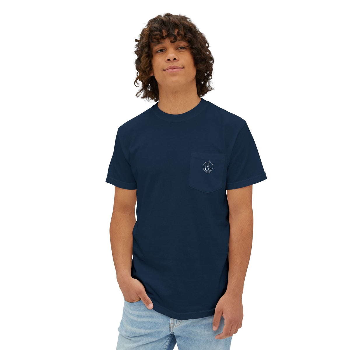 Pocket T-Shirt — 1 John 4:8 'God is Love' Inspirational Christian Tee