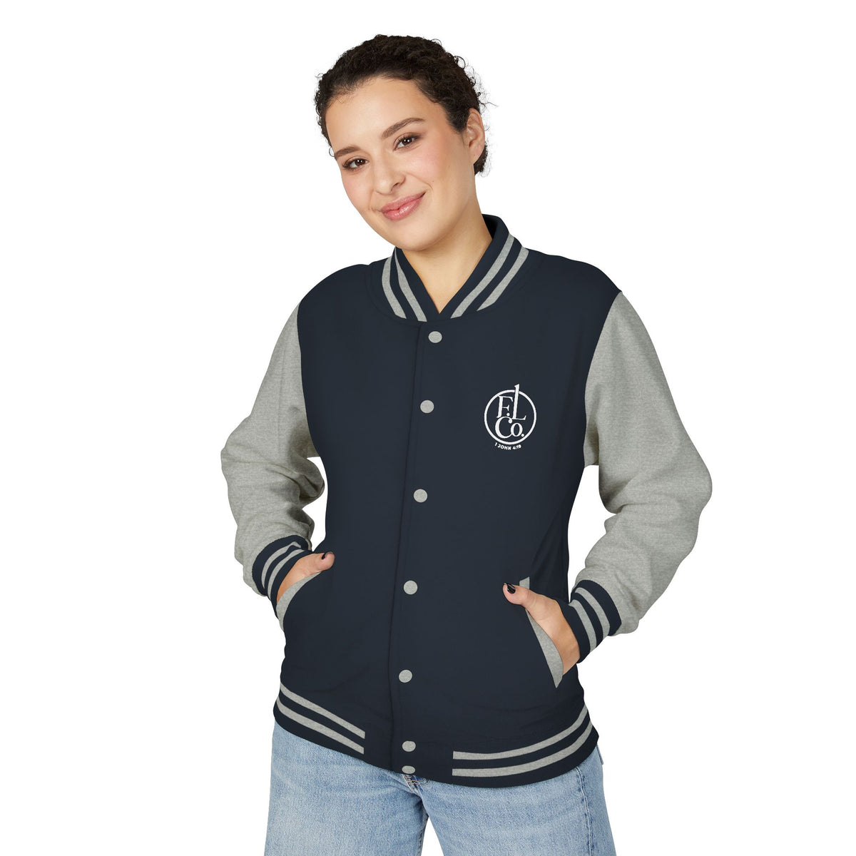 Letterman Jacket — YHWH Hebrew Logo Varsity Jacket