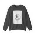 Crewneck Sweatshirt - First Loved Co. Logo with "1 John 4:19" Christian Apparel
