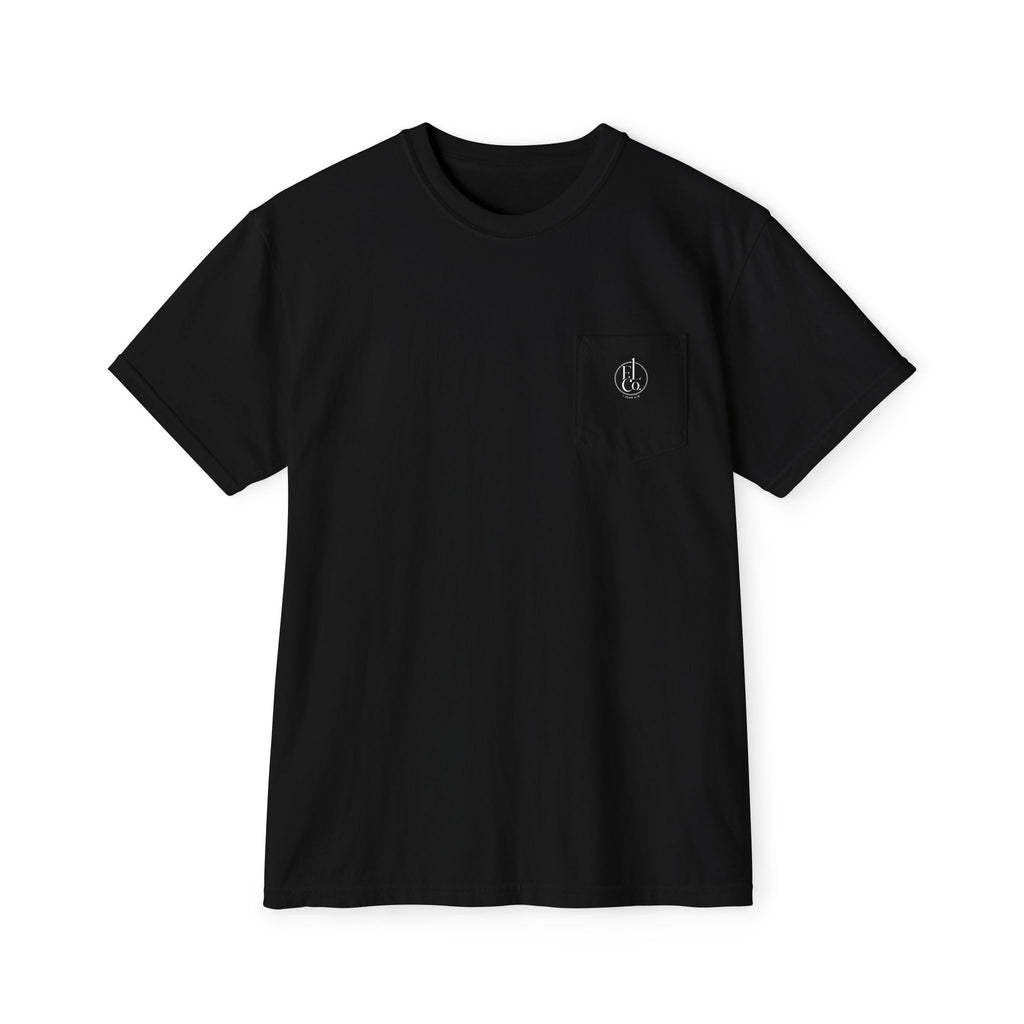 Pocket T-Shirt — 1 John 4:8 'God is Love' Inspirational Christian Tee