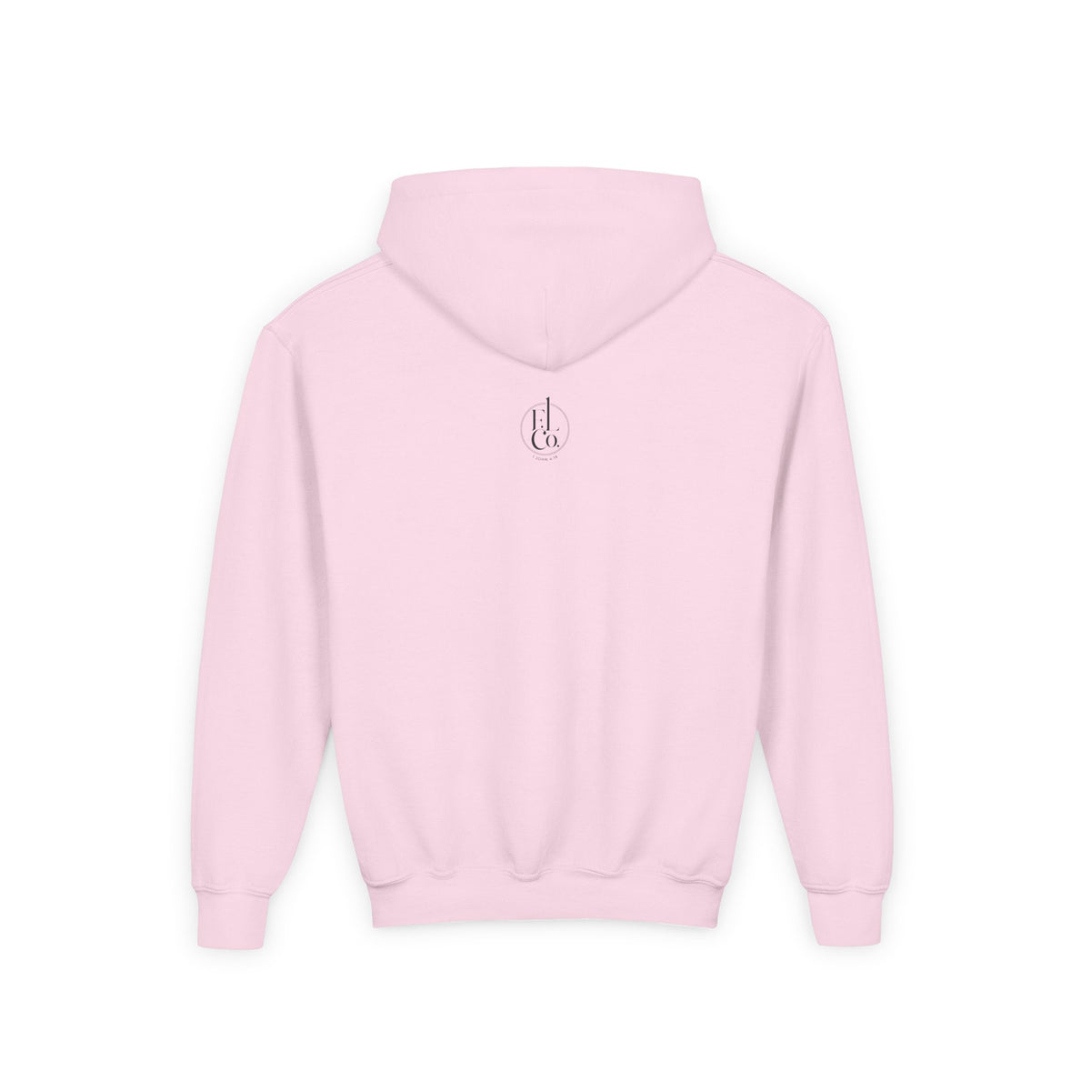 Youth Hoodie — "God Is Love" Heart Bible Verse (1 John 4:8)