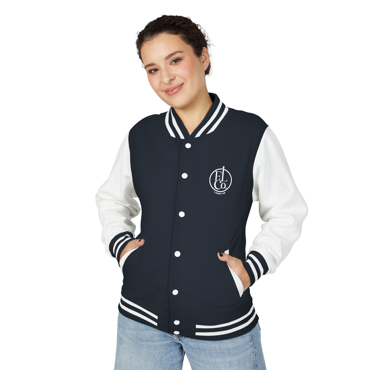 Letterman Jacket — YHWH Hebrew Logo Varsity Jacket