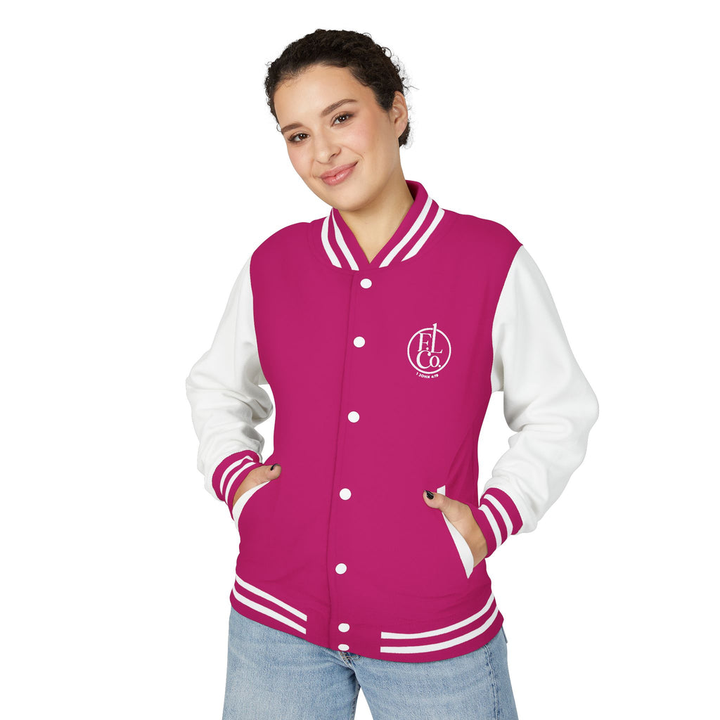 Letterman Jacket — YHWH Hebrew Logo Varsity Jacket