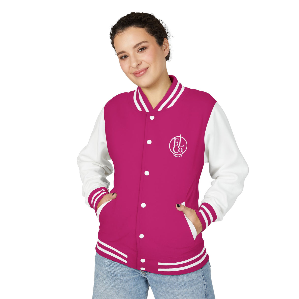 Letterman Jacket — YHWH Hebrew Logo Varsity Jacket